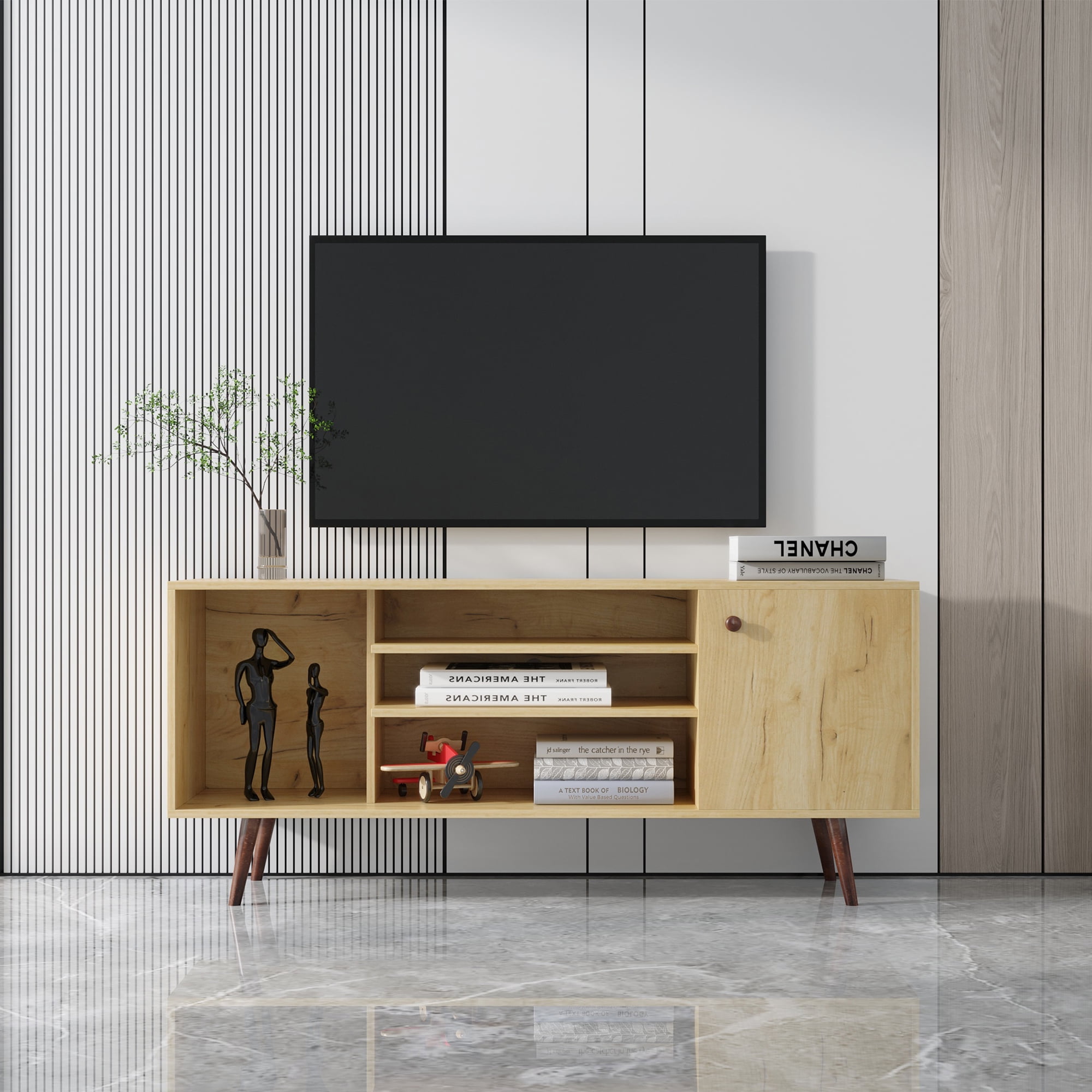 Antique oak tv stand deals
