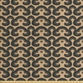 thumbnail image 1 of Ambesonne Antique Oriental Fabric by the Yard Upholstery, Spiral Damask Art, 3 Yards, Tan and Dark Sepia, 1 of 4