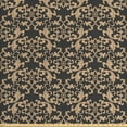 thumbnail image 1 of Ambesonne Antique Oriental Fabric by the Yard Upholstery, Eastern Curvy Art, 2 Yards, Tan and Dark Sepia, 1 of 4