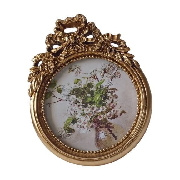 Antique Ornate Rectangles Photo Frame for Tabletop Wall Display,Retro Picture Frame,Decorative Photo Frame Home Decors
