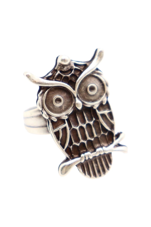Antique Owl Ring