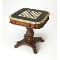 thumbnail image 1 of Butler Specialty Heritage Wood Brown Square Pedestal Game Table, 1 of 4
