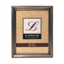Antique Pewter 4x5 Picture Frame - Bead Border Design