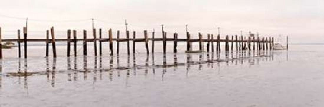 Antique Pier - 131 Canvas Art - Alan Blaustein (12 x 36)