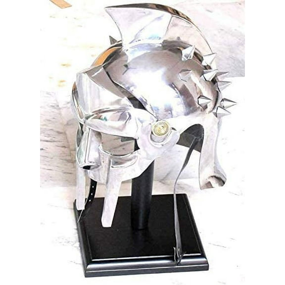 Antique Replica Full-Size Metal Gladiator Maximus Arena Helmet