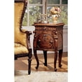 thumbnail image 1 of Antique Replica Handcarved Solid Mahogany Art Nouveau Occasional Side Table, 1 of 1
