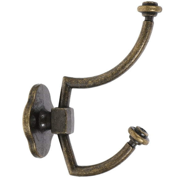 Vintage Style Zinc Alloy Wall Hooks for Coat Hat Cupboard Wardrobe Floating Storage Rack Hangers Decorative Cabinet Organizer