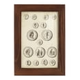 thumbnail image 1 of Antique Roman Coins III -Framed Print w/glass-Chestnut, 1 of 8