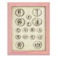 thumbnail image 1 of Antique Roman Coins IV -Framed Print w/glass-Sunset Pink, 1 of 7