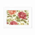 thumbnail image 1 of Antique Rose Watercolor Flower Photo Mount Frame Picture Art Painting Desktop 5x7 inch, 1 of 4