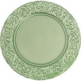 thumbnail image 1 of Antique Round Charger Plates, Plastic Embossed Serveware for Wedding and Event Table Settings., 1 of 7