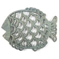 thumbnail image 1 of Antique Seaworn Bronze Cast Iron Big Fish Trivet 8" - Sea Life Decor - Beach D, 1 of 1
