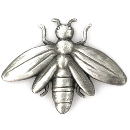 Antique Silver Bee Insect Animal Spring Summer Lapel Pin