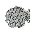 thumbnail image 1 of Antique Silver Cast Iron Big Fish Trivet 8" - Sea Decor - Coastal Beach Decor, 1 of 2