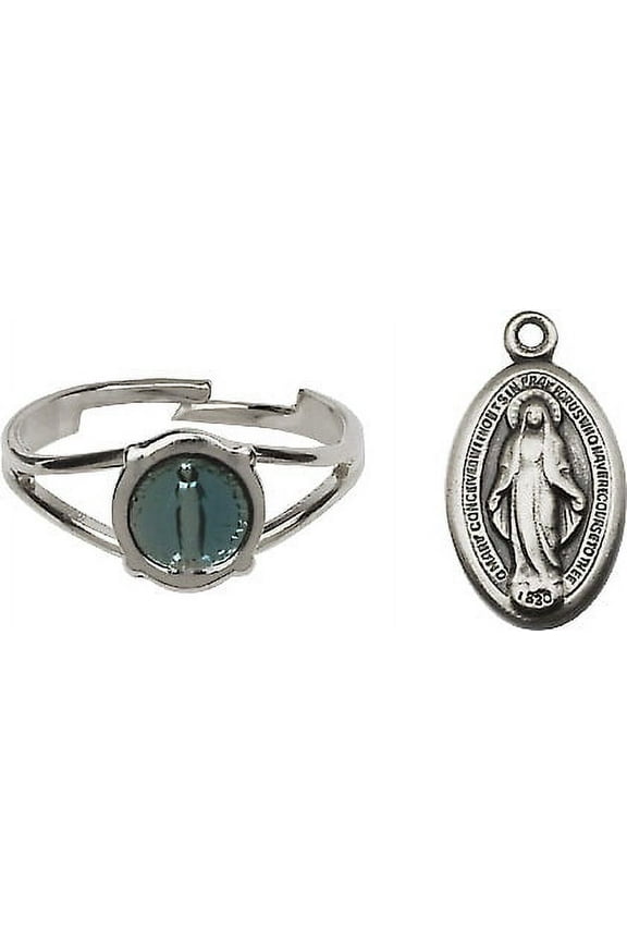 Antique Silver Miraculous Ring Set