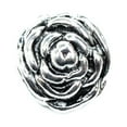 thumbnail image 1 of Antique Silver Rose Bud Beads - Paracord Planet Metal Flower Ornaments in Various Pack Sizes, 1 of 3