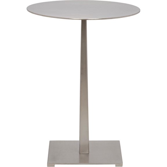 Antique Silver Steel Stiletto Side Table | Elegant Home Decor