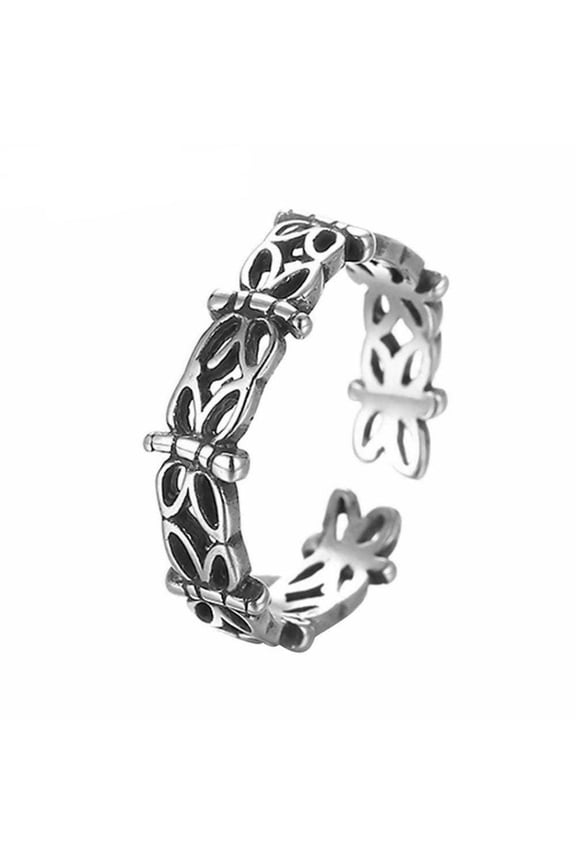 Antique Silver Toe Ring: Vintage Butterfly Collection, Durable Metal, Unique and Charming Jewelry for Women
