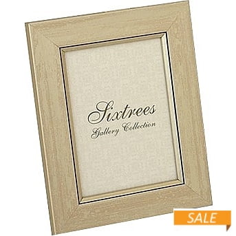 Antique Silver wood frame by Sixtrees - 5x7