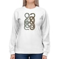 thumbnail image 1 of Antique Snakes Iv. Sweatshirt Women -Vision Studio Designs, Female x-Large, 1 of 4