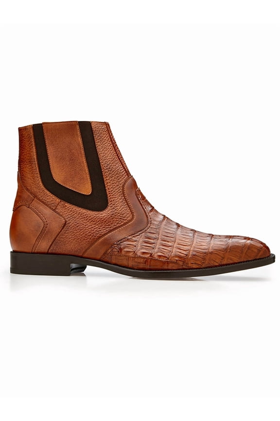 Antique Sport Caiman Crocodile Italian Leather Monte Shoe 11.5