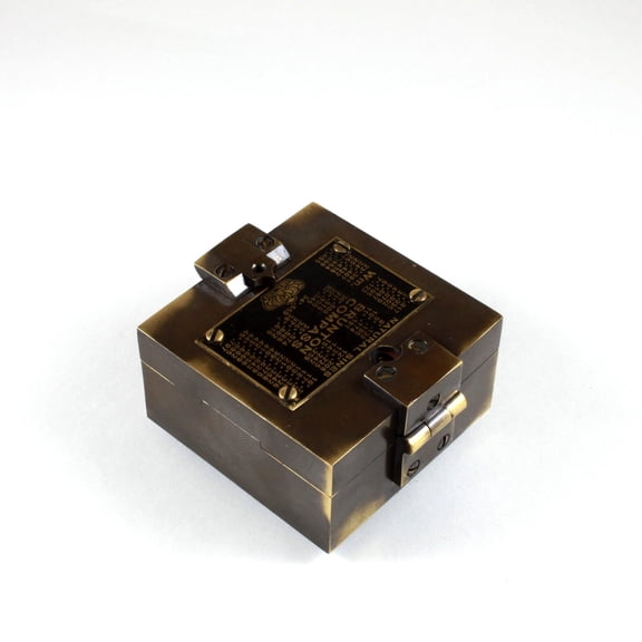 Antique Style 2" Brunton Directional Compass Brass Nautical Finish Metal Instrument