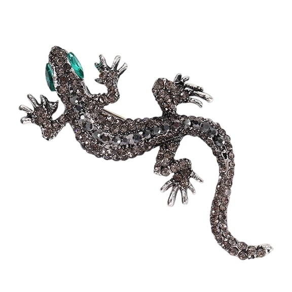 Antique Style Lizard Brooch Alloy Crafted Fashion Accessory Individualized Gift Choice