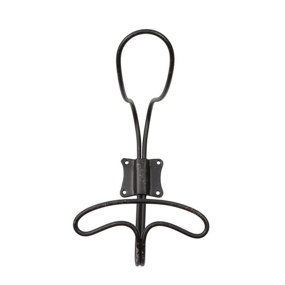 Antique Style Metal Wire Wall Mount Coat Rack Hat Hook Primitive Farmhouse Decor