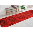 thumbnail image 1 of Antique Style Rug, Rug, Gift For Him Rugs, Black And Red Rugs, Classic Rug, Housewarming Gift Rug, Red Rug, Bedroom Rug, Farmhouse Decor, 3.3'x9.2' - 100x280 cm, 1 of 7