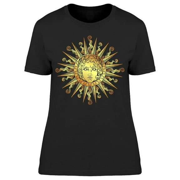 Antique Style Sun T-Shirt Women -Image by Shutterstock, Female Medium