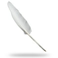 thumbnail image 1 of Goose Feather Quill Writing Pen Fancy Wedding Pens for Formal Invitations or Journaling, 1 of 7