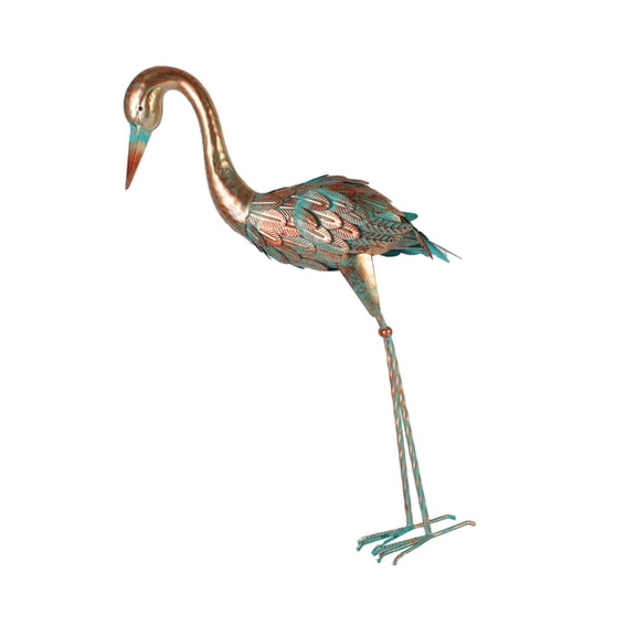 Antique Styles Handcrafted Iron Bird Statue Garden Ornaments For Festivals Parties Hallways Decoration Easy Installation