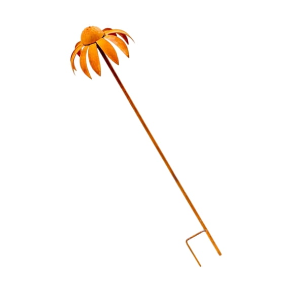 Antique Styles Iron Flower Garden Decoration Natural Rusts Texture Landscape