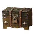 thumbnail image 1 of Antique Styles Locking Storage Box With Secure Combination Code Large Capacity Wooden Chest For Jewelry Collectibles, 1 of 9