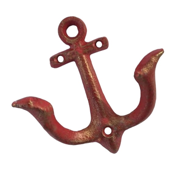 Antique Styles Metal Anchors Hooks For Wall Decoration Heavy Duty Coat Hangers Sturdy Iron Hooks For Homes Party Decors