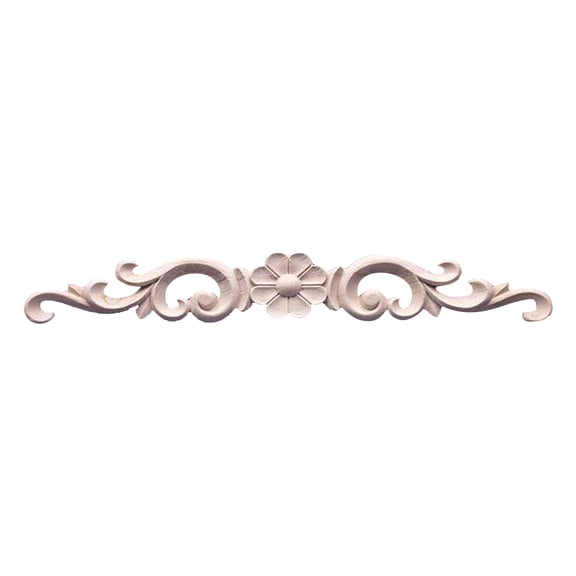 Antique Styles Wooden Onlays Frieze Trim Decorative Cabinet Molding With Intricate Floral Pattern For Ceiling Paneling