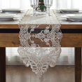 thumbnail image 1 of Antique Table Runner Lace Embroidered Rectangle Table Runners Party Supplies-70cm, 1 of 6