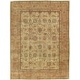 thumbnail image 1 of Antique Tabriz Collection Beige Lamb's Wool Area Rug- 9'10' X 12' 9', 1 of 1