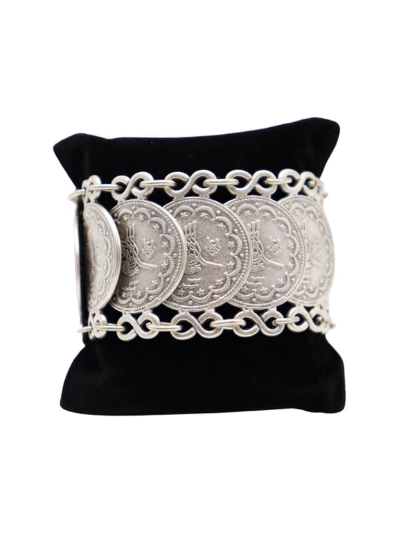 Antique Ten Coins Railway Bracelet