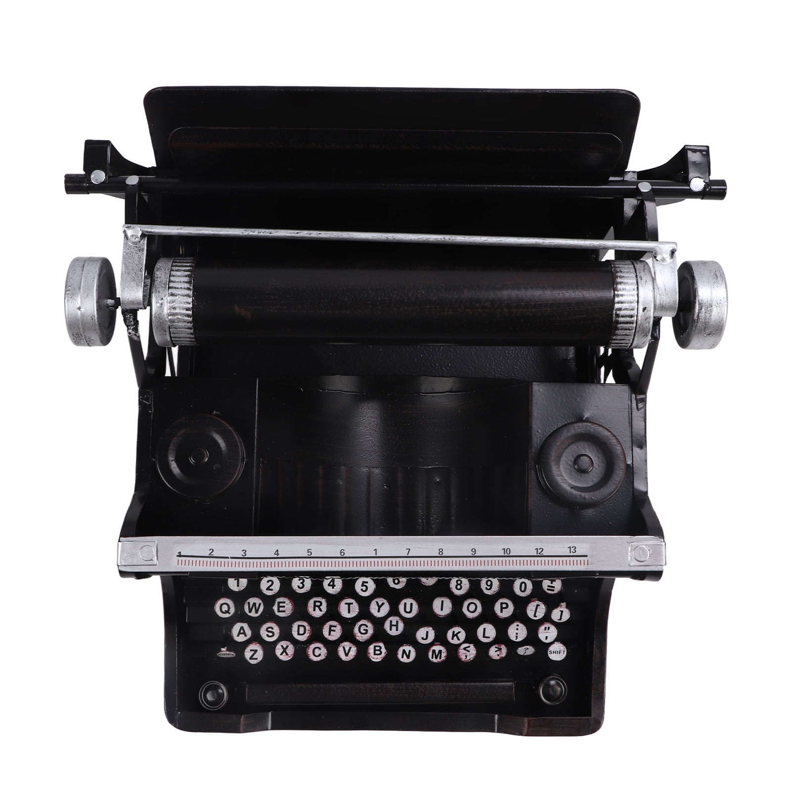 Antique Typewriter Model, Durable Black Portable Typewriter For Home