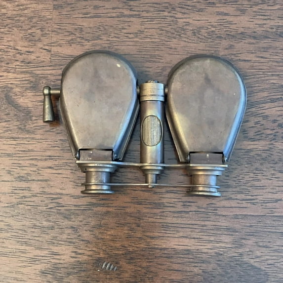 Antique Vintage Brass Binocular Folding Nautical Binoculars/Spyglass