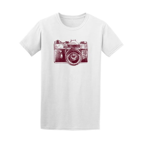 Antique Vintage Camera Sketch T-Shirt - Image by Shutterstock, Male Small