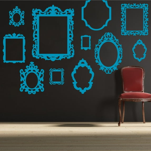 Antique Vintage Decorative Decal Picture Frame Wall Art Stickers