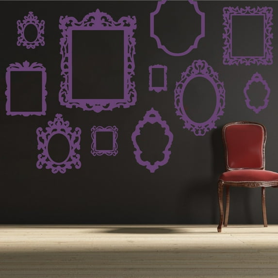 Antique Vintage Decorative Decal Picture Frame Wall Art Stickers