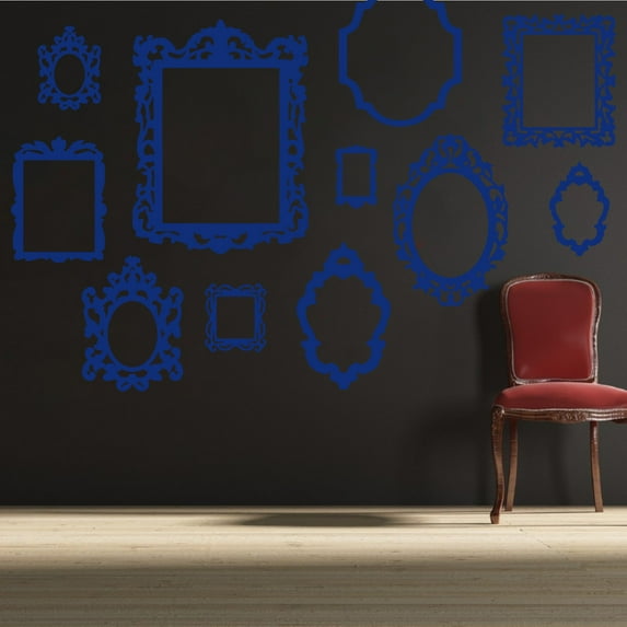 Antique Vintage Decorative Decal Picture Frame Wall Art Stickers