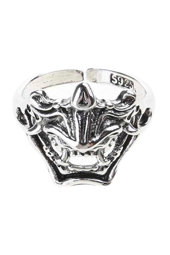 Antique Vintage Devil Ring Adjustable Gothic for Costume Cocktail Party Biker