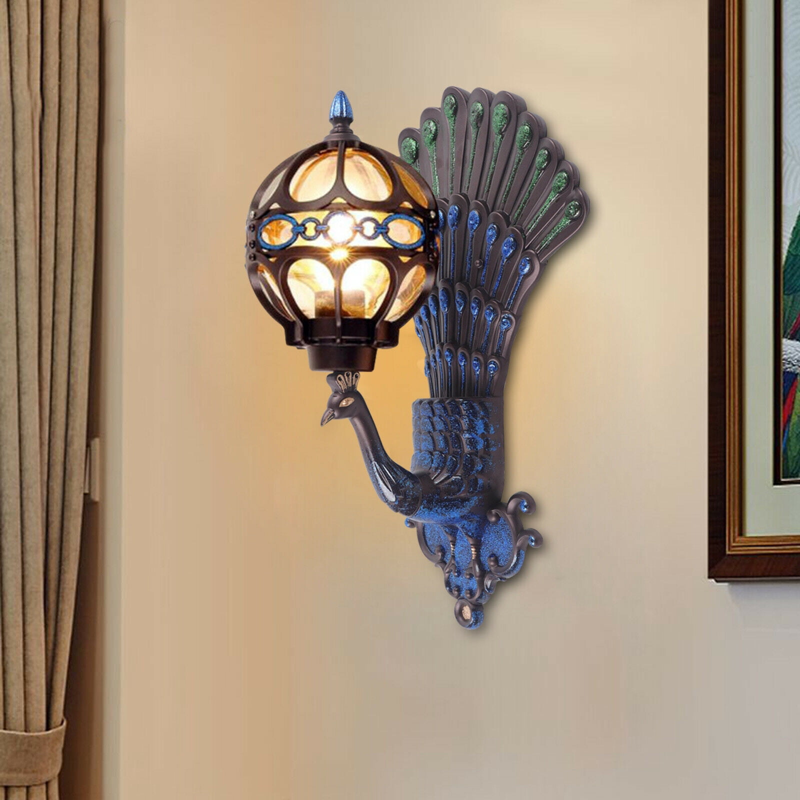 Antique Vintage Light Fixture Wall Sconce Porch Lamp Outdoor Waterproof