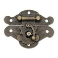thumbnail image 1 of Antique Vintage Retro Notebook Suitcase Wooden Jewelry Box Latch Hasp Lock Catch, 1 of 4