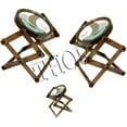 thumbnail image 1 of Antique Vintage Style Brass Channer Magnifying Glass Desk Top Lens 4" Magnifier, 1 of 7