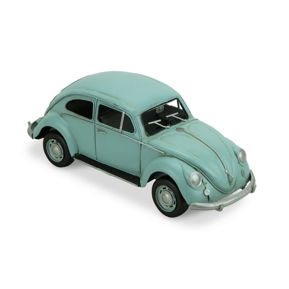 Antique & Vintage Style Model Blue Volkswagen Beetle